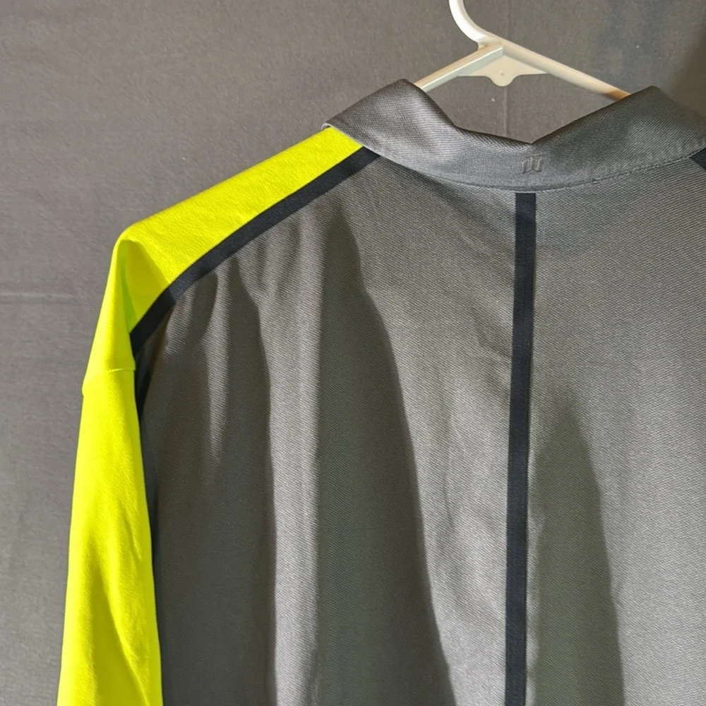 Nike Yellow and Gray Polo Shirt Performance Design‎ size men’s XXL